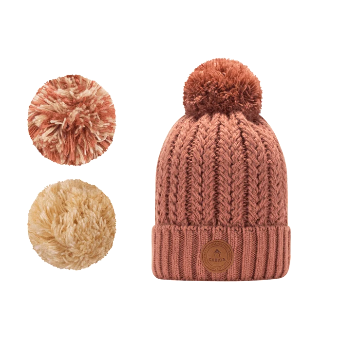 Bonnet Chocolat Chaud Vieux rose — visuel 1