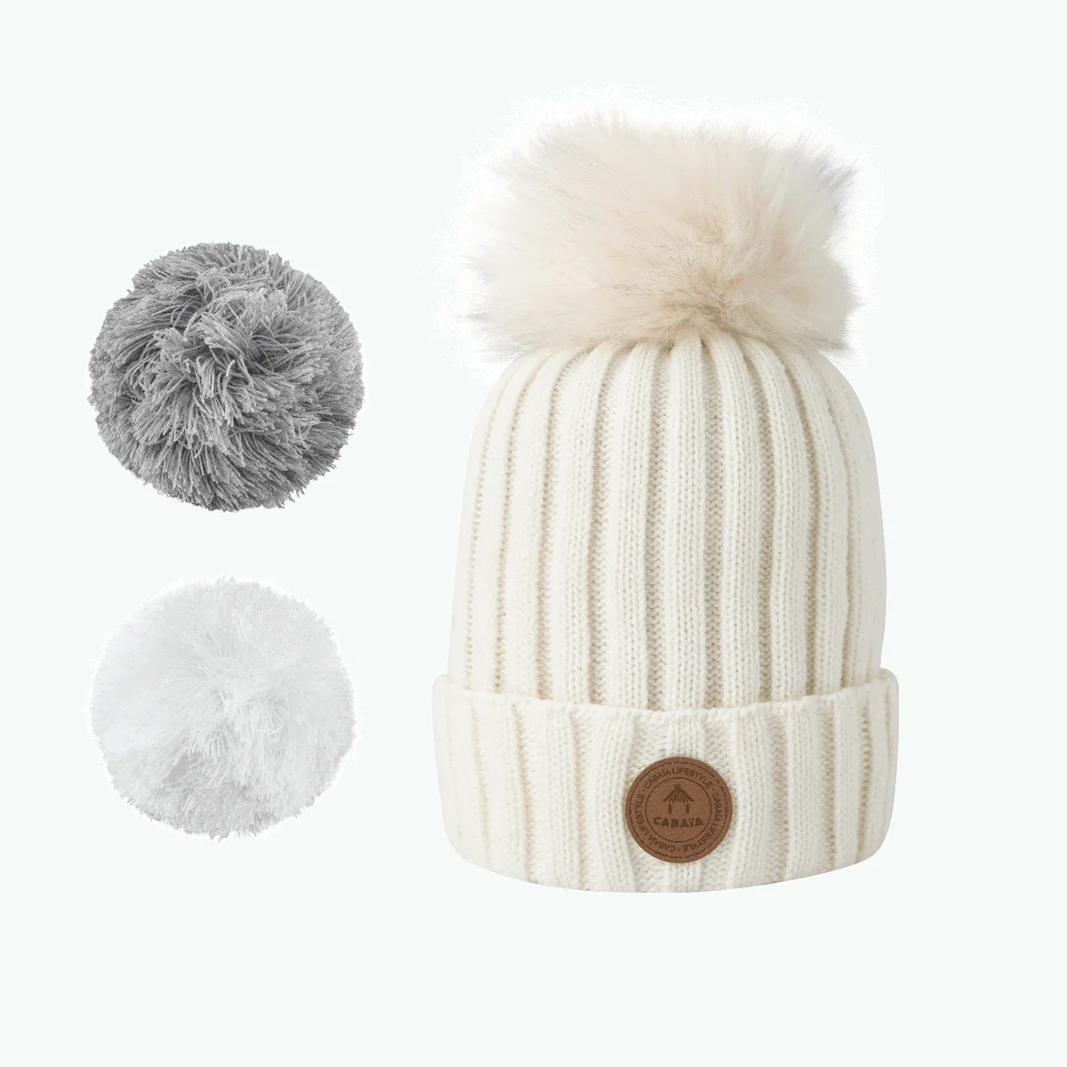 Bonnet Kir Royal Blanc - Polaire — visuel 1