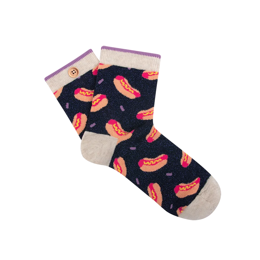 Chaussettes Louise & Jeremi - Navy — visuel 1
